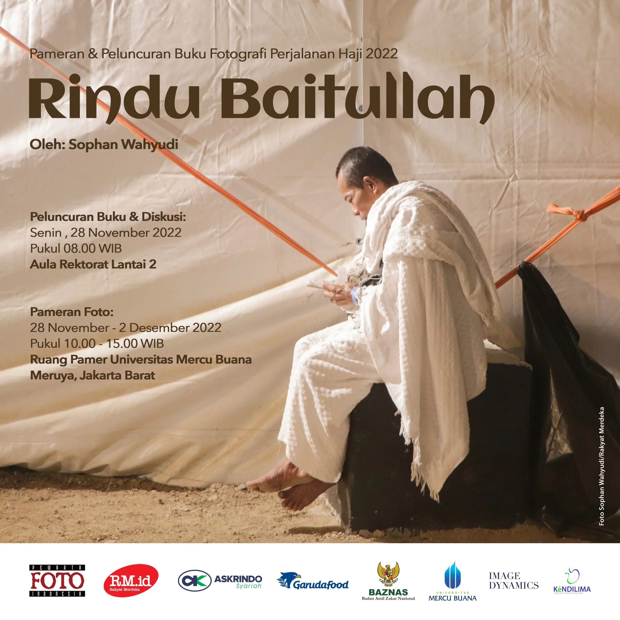 Peluncuran Buku dan Pameran Foto “Rindu Baitullah”