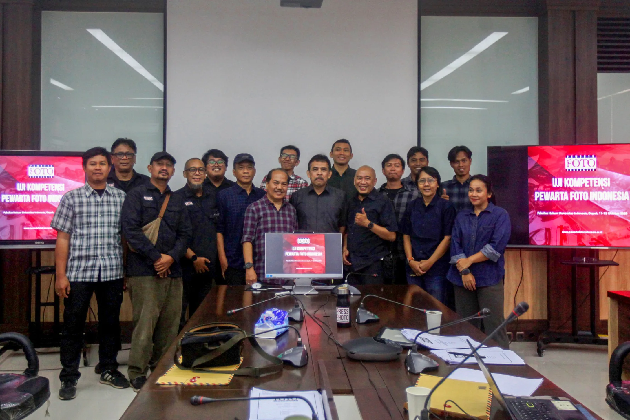 Uji Kompetensi Pewarta Foto Indonesia di FHUI Depok